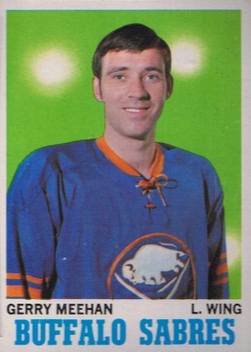 1970 Topps Gerry Meehan #125 Hockey Card