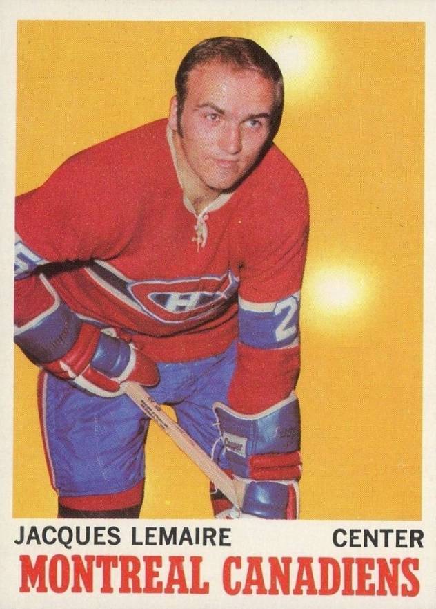 1970 Topps Jacques Lemaire #57 Hockey Card