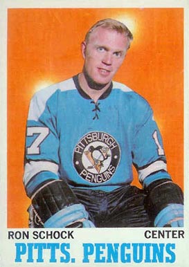 1970 Topps Ron Schock #91 Hockey Card