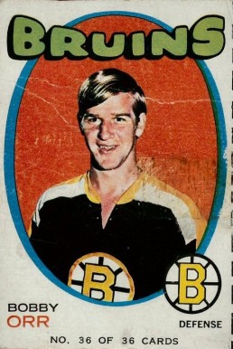 1971 Bazooka Bobby Orr #36 Hockey Card