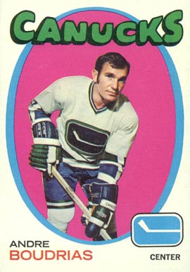 1971 O-Pee-Chee Andre Boudrias #12 Hockey Card