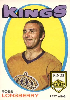 1971 O-Pee-Chee Ross Lonsberry #121 Hockey Card