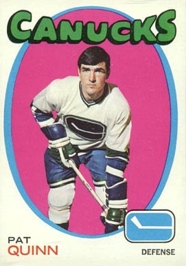 1971 O-Pee-Chee Pat Quinn #122 Hockey Card