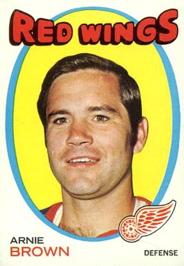 1971 O-Pee-Chee Arnie Brown #14 Hockey Card