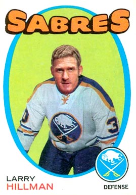 1971 O-Pee-Chee Larry Hillman #168 Hockey Card