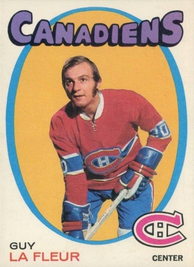1971 O-Pee-Chee Guy LaFleur #148 Hockey Card