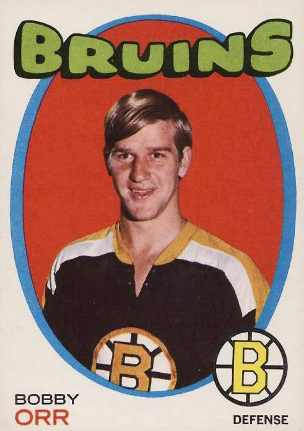 1971 O-Pee-Chee Bobby Orr #100 Hockey Card