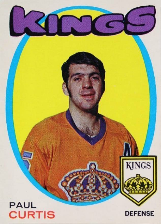 1971 O-Pee-Chee Paul Curtis #4 Hockey Card