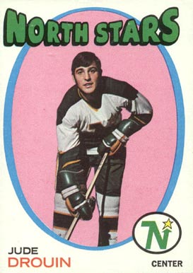 1971 O-Pee-Chee Jude Drouin #68 Hockey Card