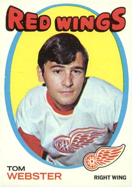 1971 O-Pee-Chee Tom Webster #78 Hockey Card