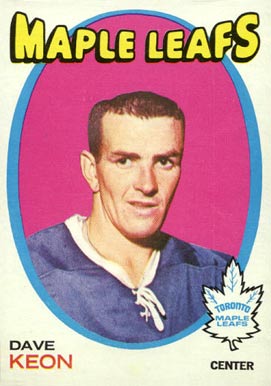 1971 O-Pee-Chee Dave Keon #80 Hockey Card