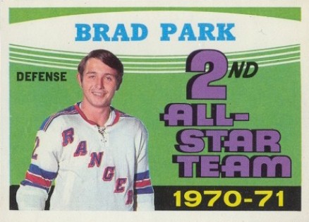 1971 O-Pee-Chee Brad Park #257 Hockey Card
