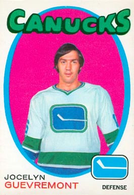 1971 O-Pee-Chee Jocelyn Guevremont #232 Hockey Card