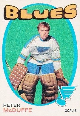 1971 O-Pee-Chee Peter McDuffe #225 Hockey Card