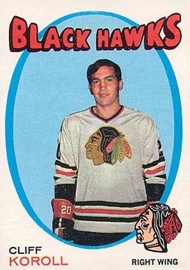 1971 O-Pee-Chee Cliff Koroll #209 Hockey Card