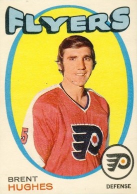 1971 O-Pee-Chee Brent Hughes #205 Hockey Card