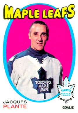 1971 O-Pee-Chee Jacques Plante #195 Hockey Card