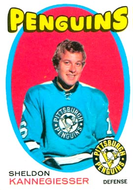 1971 O-Pee-Chee Sheldon Kannegiesser #190 Hockey Card