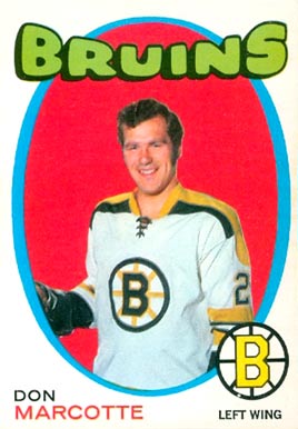 1971 O-Pee-Chee Don Marcotte #176 Hockey Card