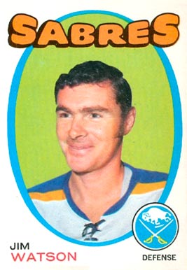 1971 O-Pee-Chee Jim Watson #165 Hockey Card