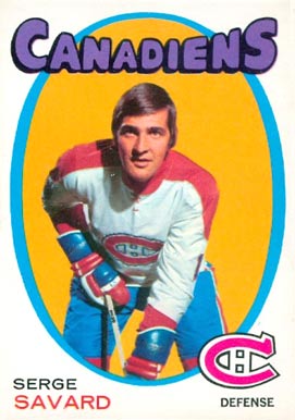 1971 O-Pee-Chee Serge Savard #143 Hockey Card