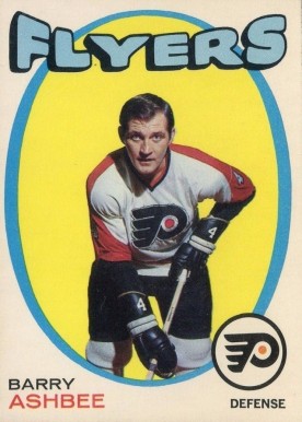 1971 O-Pee-Chee Barry Ashbee #104 Hockey Card