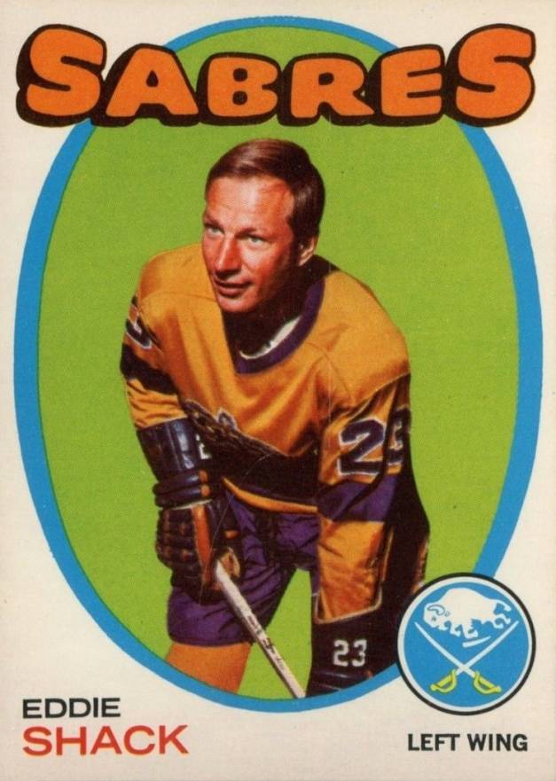 1971 O-Pee-Chee Eddie Shack #96 Hockey Card
