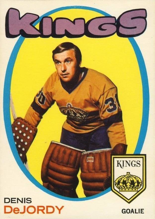 1971 O-Pee-Chee Denis Dejordy #63 Hockey Card