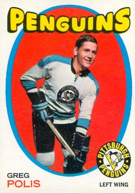 1971 O-Pee-Chee Greg Polis #41 Hockey Card