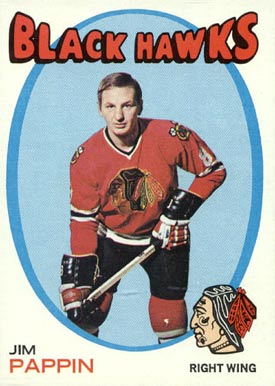 1971 O-Pee-Chee Jim Pappin #98 Hockey Card