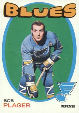 1971 Topps Bob Plager #103 Hockey Card