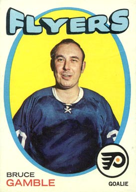 1971 Topps Bruce Gamble #104 Hockey Card