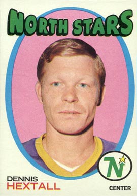 1971 Topps Dennis Hextall #128 Hockey Card