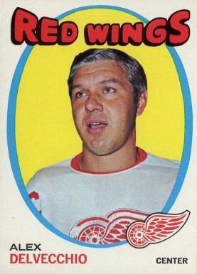 1971 Topps Alex Delvecchio #37 Hockey Card