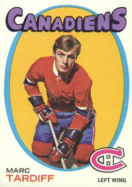 1971 Topps Marc Tardif #29 Hockey Card