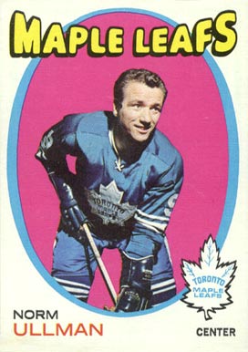 1971 Topps Norm Ullman #30 Hockey Card
