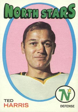 1971 Topps Ted Harris #32 Hockey Card