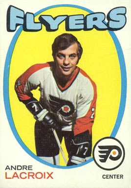 1971 Topps Andre Lacroix #33 Hockey Card