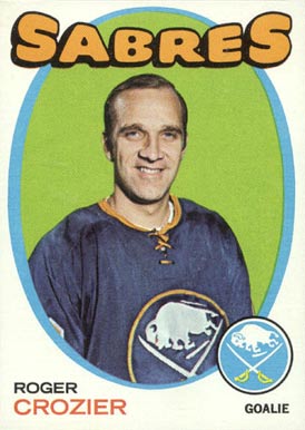 1971 Topps Roger Crozier #36 Hockey Card