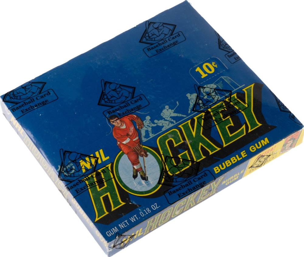 1971 Topps Wax Pack Box #WPB Hockey Card