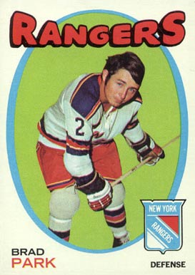 1971 Topps Brad Park #40 Hockey Card