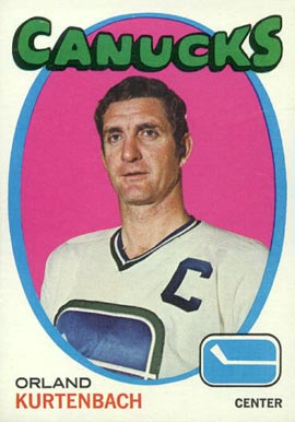 1971 Topps Orland Kurtenbach #42 Hockey Card