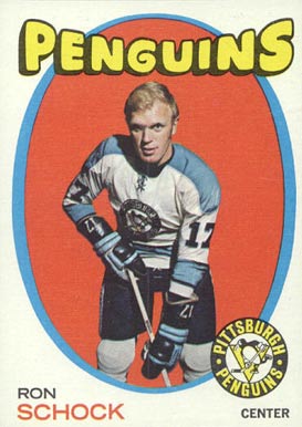 1971 Topps Ron Schock #56 Hockey Card