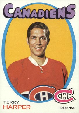 1971 Topps Terry Harper #59 Hockey Card