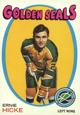 1971 Topps Ernie Hicke #61 Hockey Card