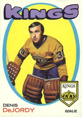 1971 Topps Denis Dejordy #63 Hockey Card