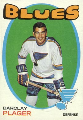 1971 Topps Barclay Plager #66 Hockey Card