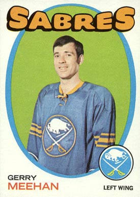 1971 Topps Gerry Meehan #74 Hockey Card