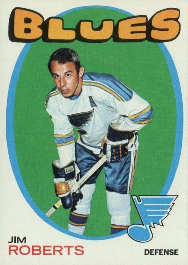 1971 Topps Jim Roberts #116 Hockey Card