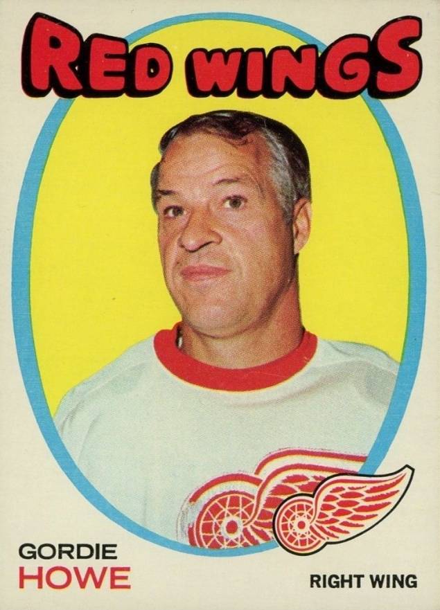 1971 Topps Gordie Howe #70 Hockey Card